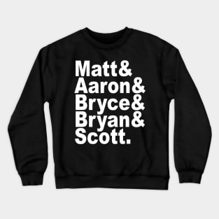 The National - Band Names Crewneck Sweatshirt